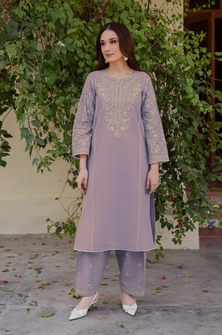 BATIK - 2PC LAWN EMB SHIRT WITH LAWN EMB TROUSER - D 78