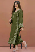 LAJWANTI - 2PC LAWN EMB SHIRT WITH LAWN DYED TROUSER - D 21