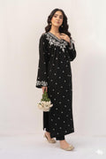 ASIM JOFA - 2PC LAWN EMB SHIRT WITH LAWN DYED TROUSER - EL 157