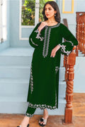 BATIK - 2PC LAWN EMB SHIRT WITH LAWN DYED TROUSER - EL 157