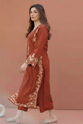 LAJWANTI - 2PC LAWN EMB SHIRT WITH LAWN DYED TROUSER - D 17