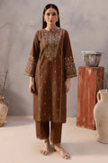 URGE - 2PC LAWN EMB SHIRT WITH LAWN EMB TROUSER - D 28