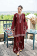 URGE - 2PC LAWN EMB SHIRT WITH LAWN EMBROIDERED TROUSER - BU 143