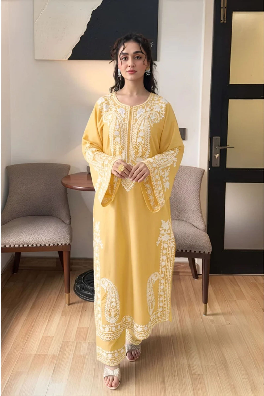 MIRANA - 2PC LAWN EMB SHIRT WITH LAWN DYED TROUSER - D 95
