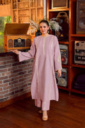 URGE - 2PC LAWN EMB SHIRT WITH LAWN DYED TROUSER - D 88