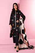 NIAHST- 3PC LAWN EMB SHIRT WITH MONARK PRINTED DUPATTA AND DYED TROUSER - EL148 BL