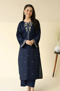 ADAAH- 2PC LAWN EMB SHIRT WITH LAWN DYED TROUSER - AS 2601